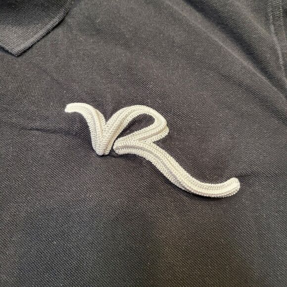 Rocawear Polo Shirt Mens 3XL Black Short Sleeve Embroidered Logo - Picture 2 of 7